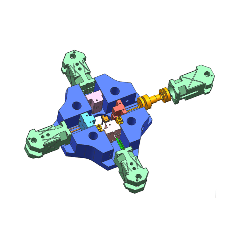 Forma odlewnicza o dużej prędkości i wielu suwakach